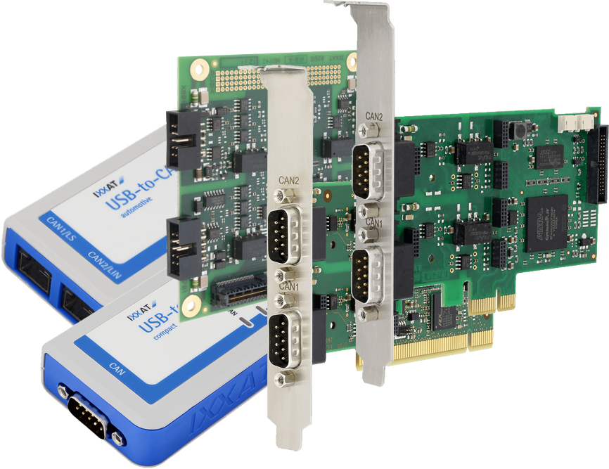 Ixxat CAN PC-interfaces - CAN-interfaces voor elke PC, Notebook of Server