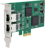 INpact PROFINET-IRT Slave PCIe Low Profile 2x RJ45