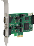 Passive PCIexpress-board for CAN FD and CAN 2.0A/B