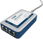 USB-to-CAN FD Automotive, 2x CAN-FD of 2.0A/B,1x schakelbaar naar LIN [2x RJ45], galvanisch gescheiden