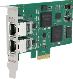 INpact Common Ethernet Slave PCIe Low Profile 2x RJ45