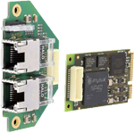 INpact Powerlink Slave Mini PCI Expressmet aansluitkabel en bus-connector print 2x RJ45
