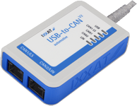 USB-to-CAN V2 Automotive, 2x CAN High-Speed, 1x switcheable toCAN Low Speed, 1x LIN [2x RJ45], all with Galvanic Isolation